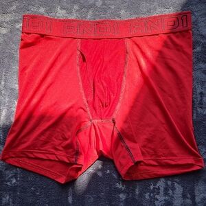 AND1 Red Boxer Briefs Stretchy Comfort